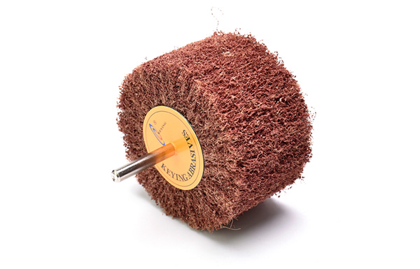 Full Non-woven Flap Wheel With Shank 3-3/20inch